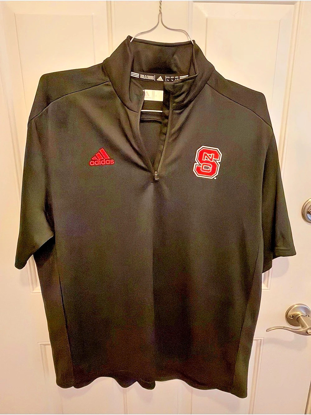 adidas Men's Black Polo Size Large Like New